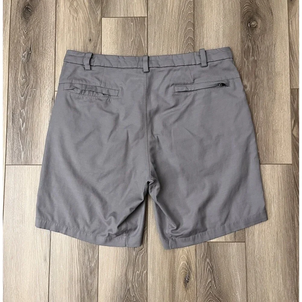Lululemon ABC Classic Fit Shorts Mens 36 Gray Stretch Golf Chino Warpstreme